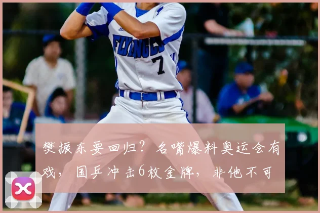 樊振东要回归？名嘴爆料奥运会有戏，国乒冲击6枚金牌，非他不可