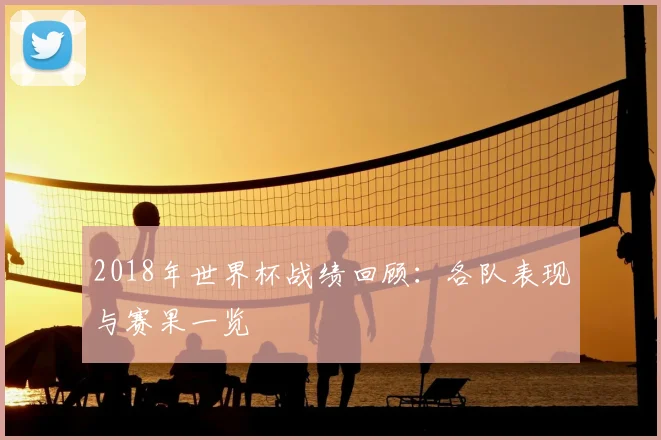 2018年世界杯战绩回顾：各队表现与赛果一览